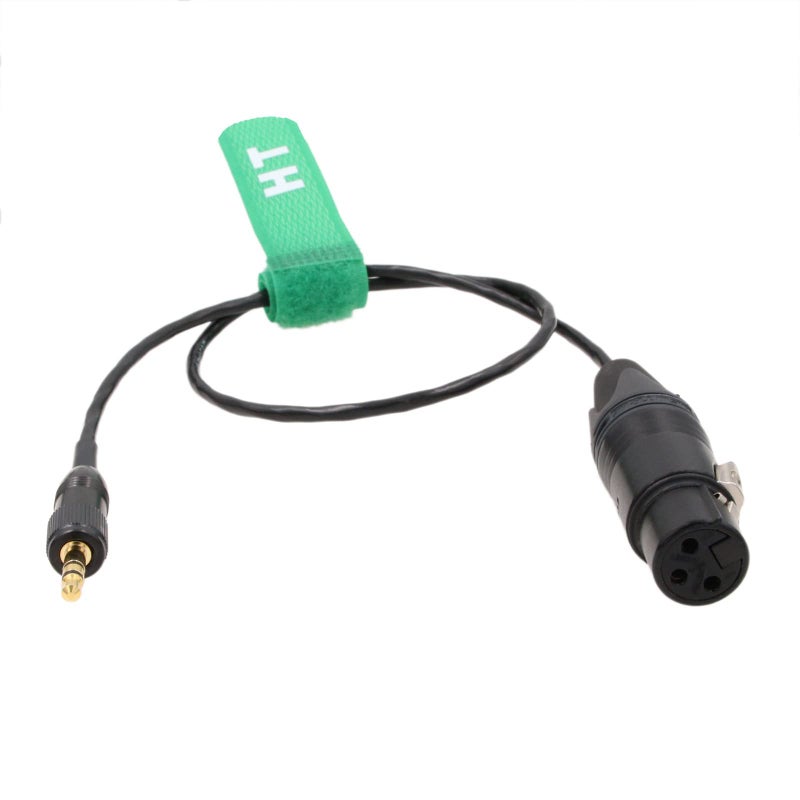 HangTon كابل صوت ميكروفون هانغتون لسوني UWP D11 D21 وسنهايزر SK500 G4 مرسل XLR 3 دبابيس أنثوي إلى 3.5 مم قفل 1/8" TRS 20" - Image 4